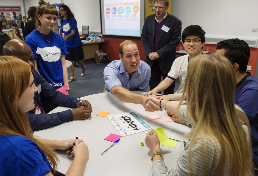 Prince William and Kate Middleton College Visit 2015 | POPSUGAR Celebrity Photo 9