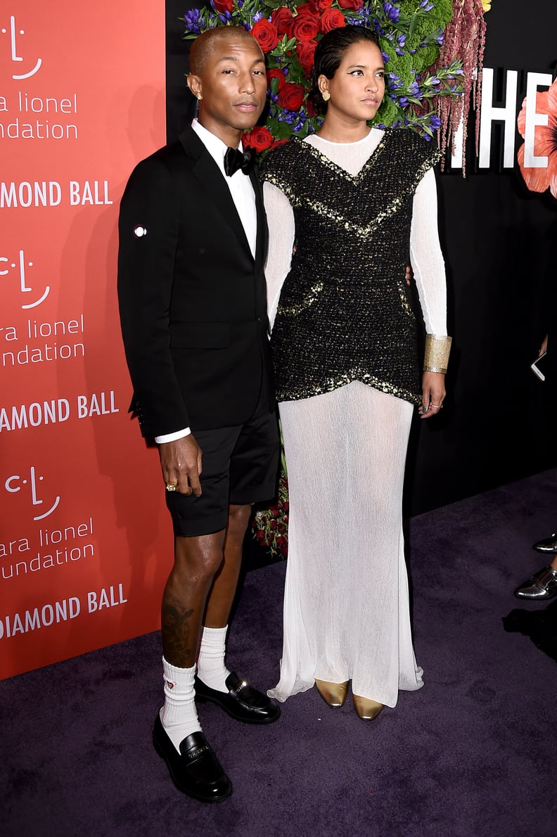 Pharrell Williams and Helen Lasichanh at the 2019 Diamond Ball