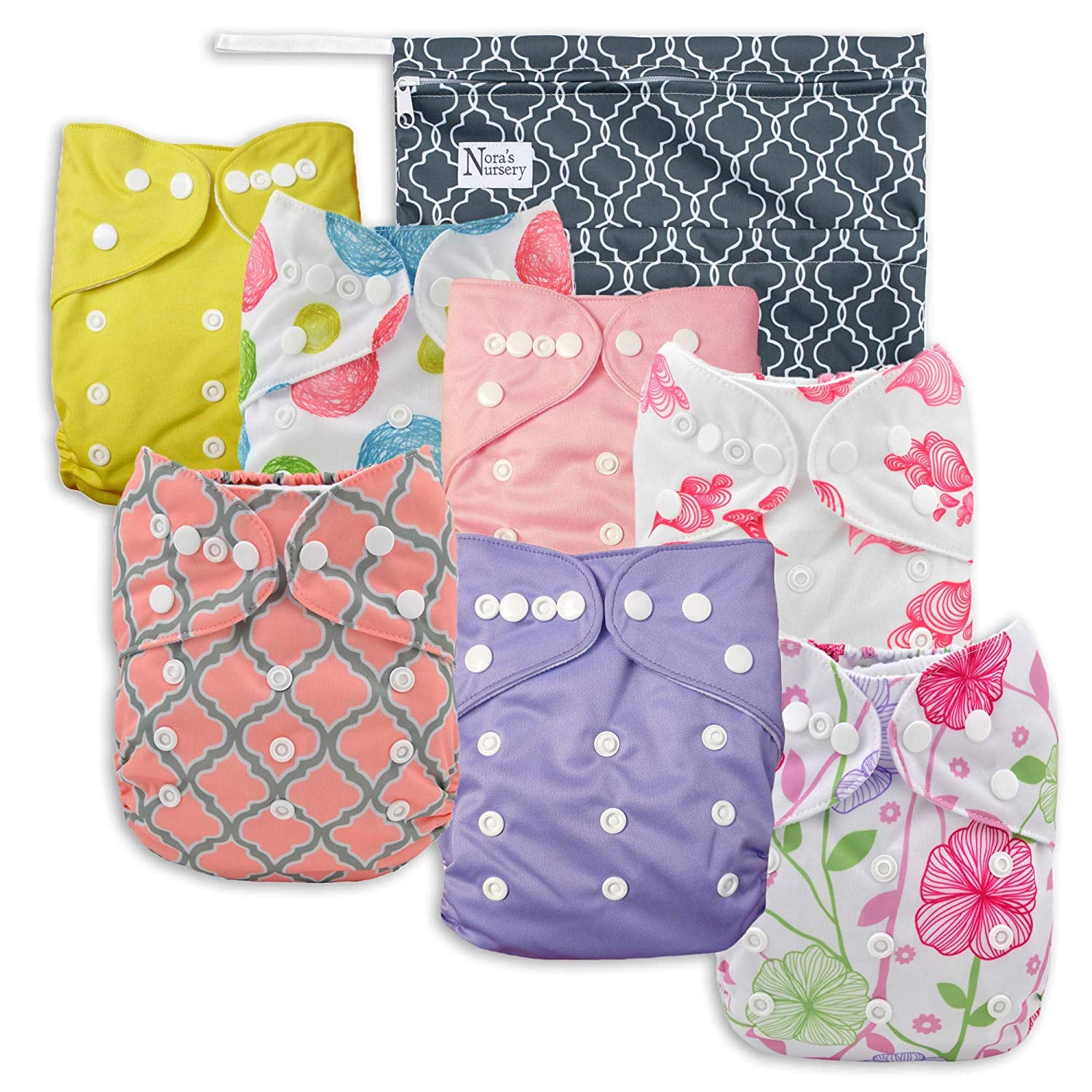 Nora's nursery diapers sales