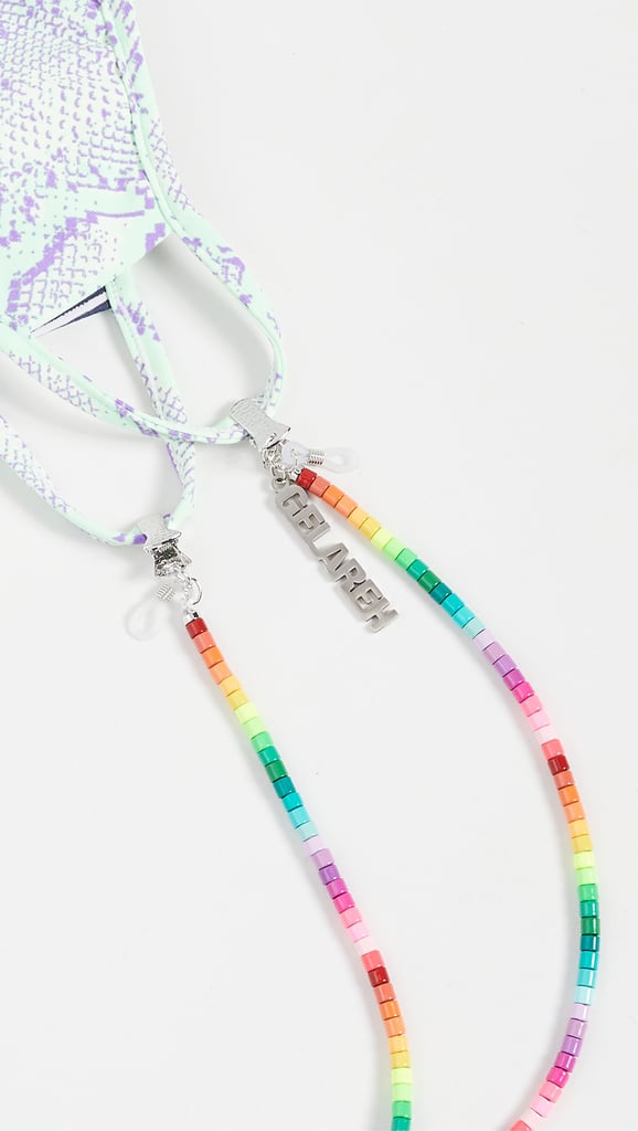 Gelareh Mizrahi Rainbow Bright Enamel Face Covering Chain Strap