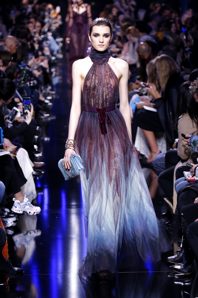 We'd dress her in this ombré effect halter-style number from the Fall runway.