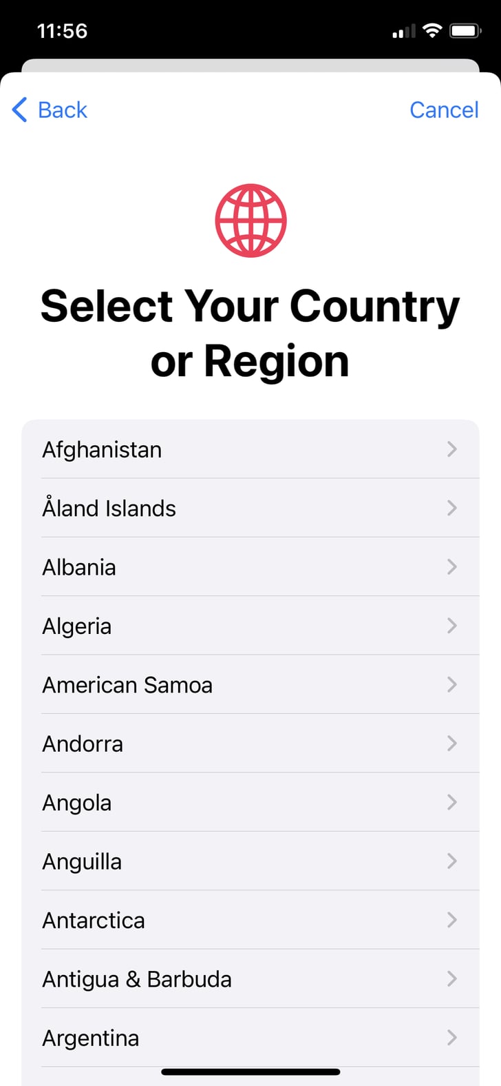 Next, Select Your Country or Region From the Dropdown List How to Get COVID19 Exposure