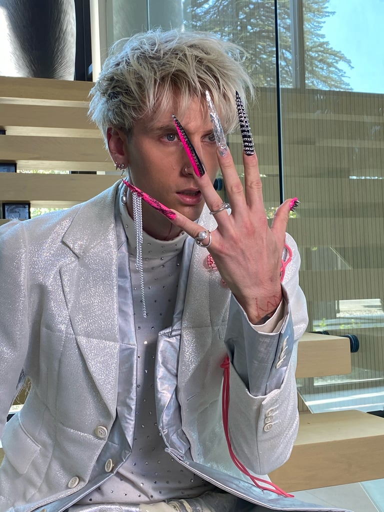 Megan Fox & Machine Gun Kelly's iHeartRadio Awards Nail Art