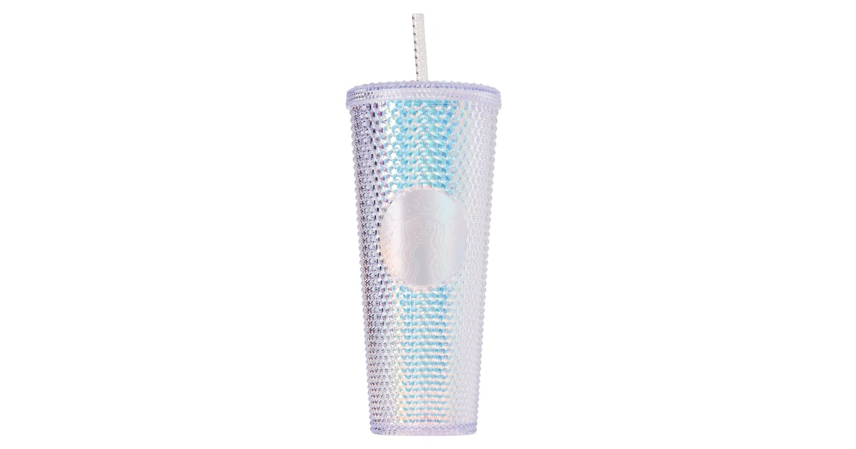 Starbucks Iridescent Cold Cup in Bling Platinum Your First Look at