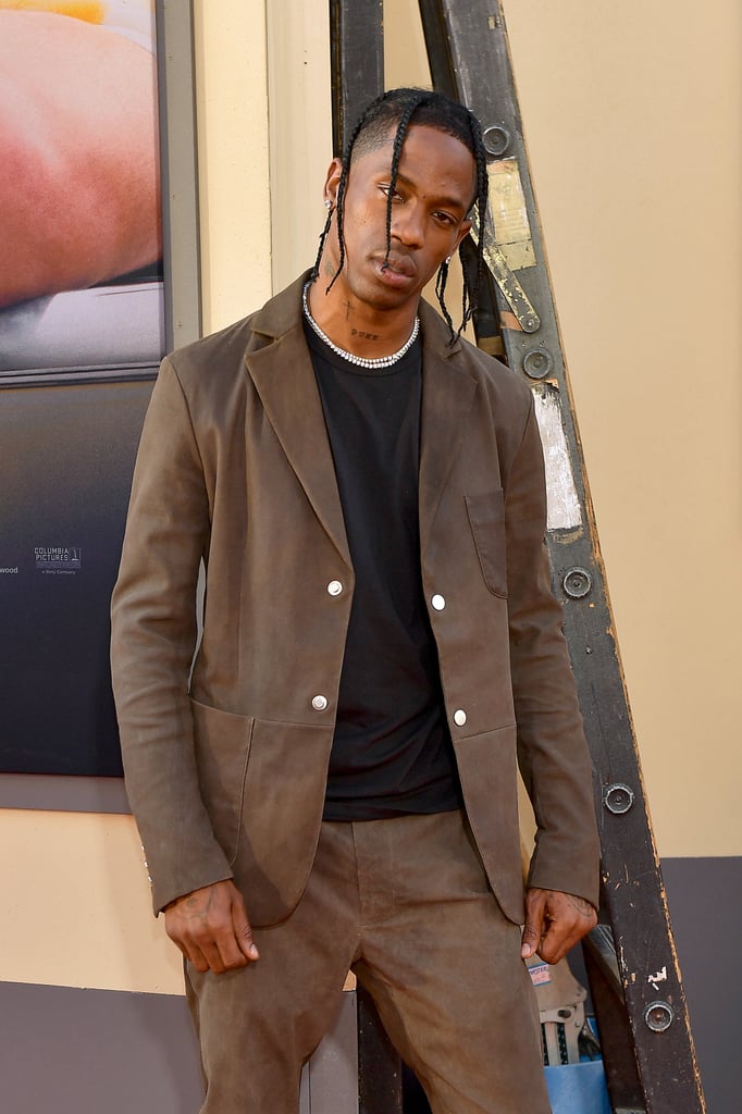 Travis Scott at the Once Upon a Time in Hollywood LA premiere.