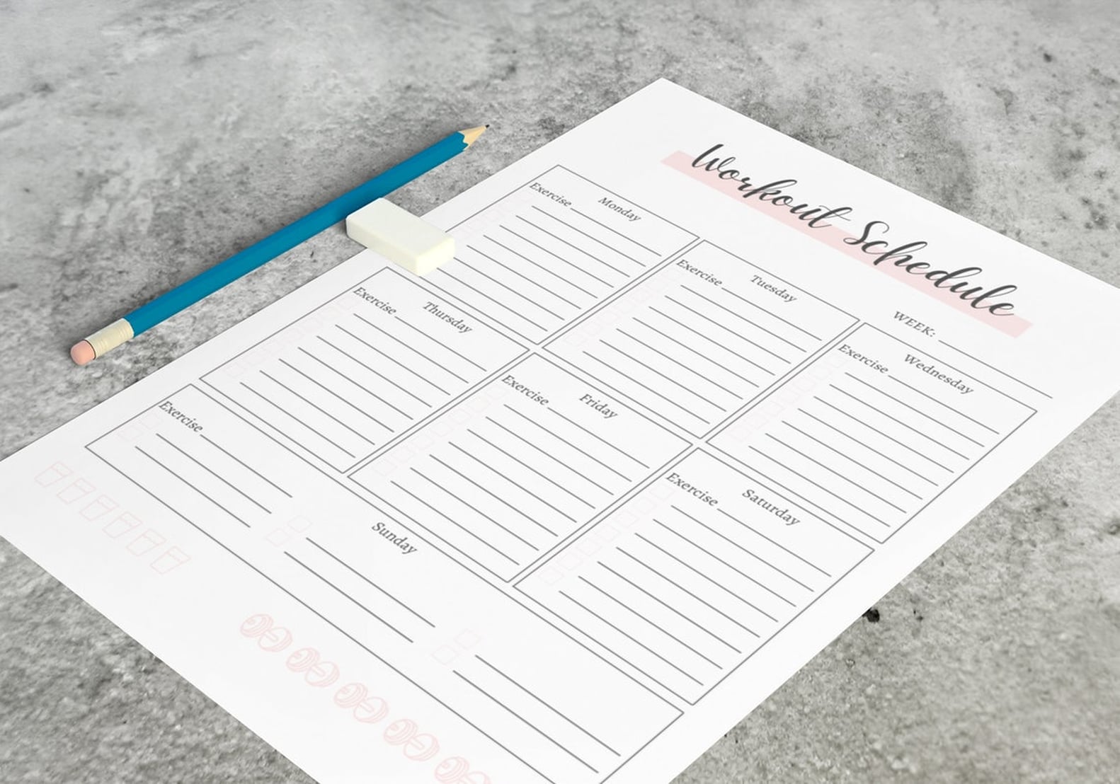10 Printable Workout Calendars to Help You Crush Your Goals | PS Fitness