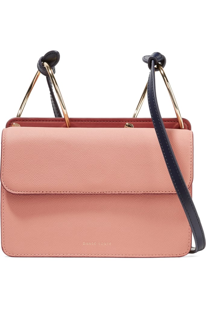 Danse Lente Mia Smooth And Textured-leather Shoulder Bag