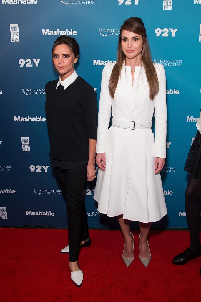 Queen Rania of Jordan Visits New York City