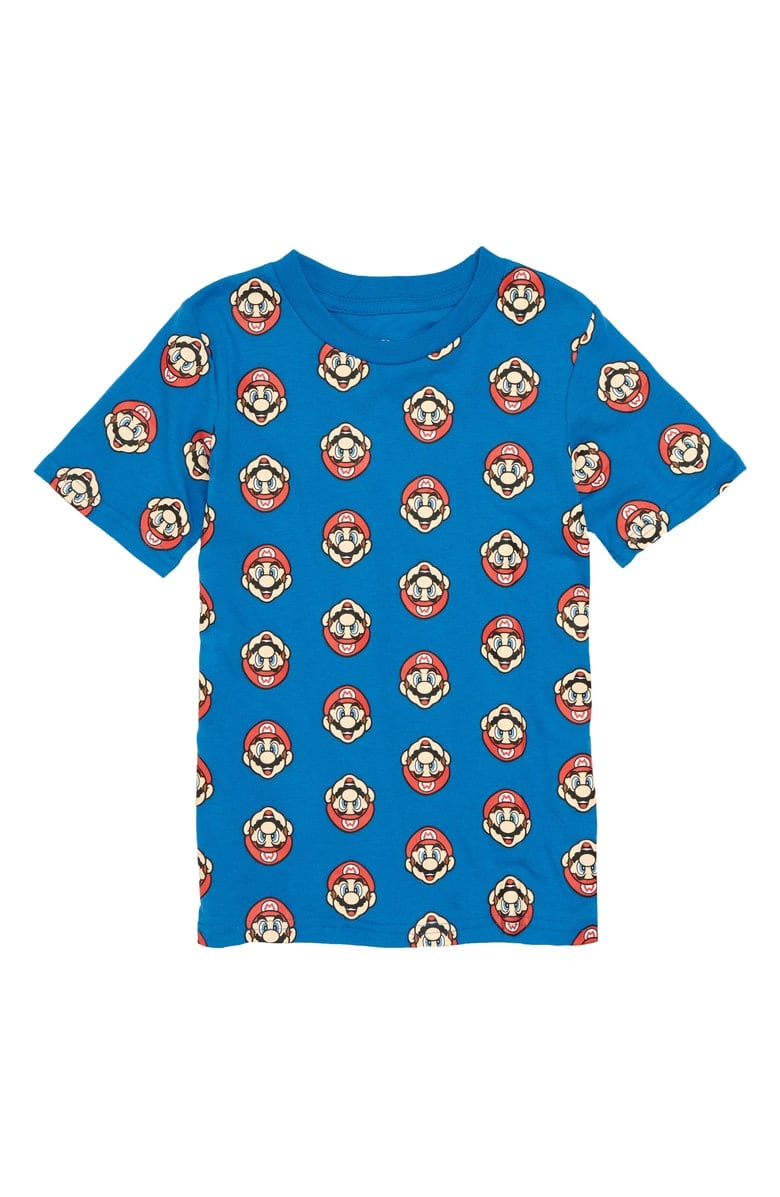 Jem Nintendo Mario Print T-Shirt