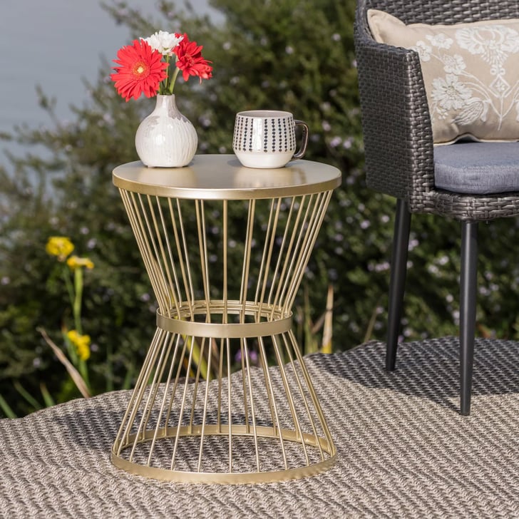 Lassen Iron Side Table Best Target Outdoor Furniture For Small Spaces