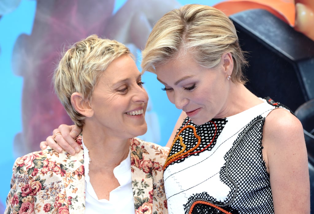 Cute Portia de Rossi and Ellen DeGeneres Pictures