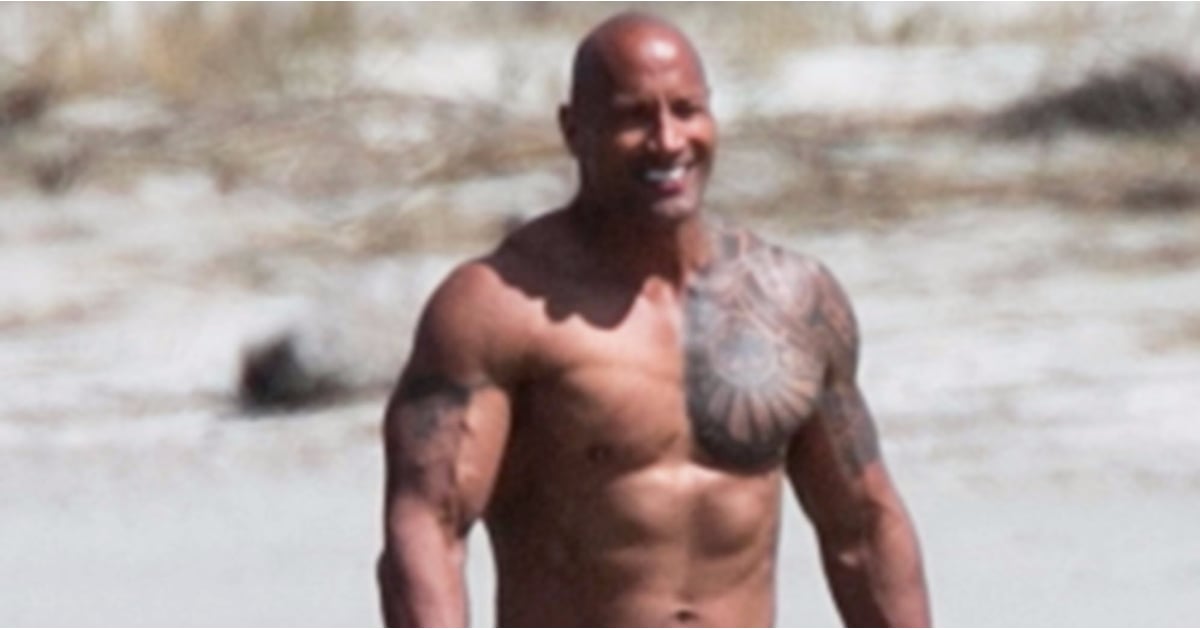 Dwayne Johnson Shirtless 2012