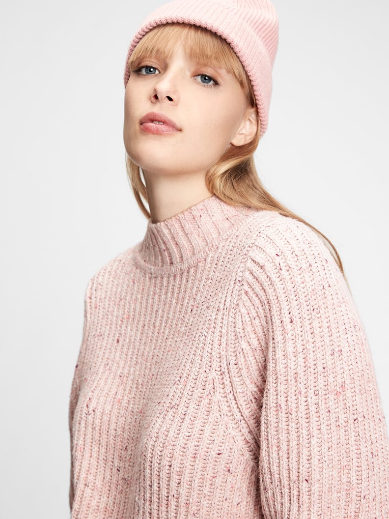 Gap Ribbed Mockneck Sweater