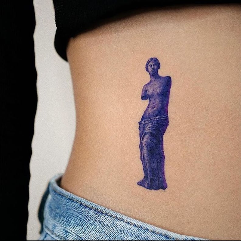 purple ink tattoos