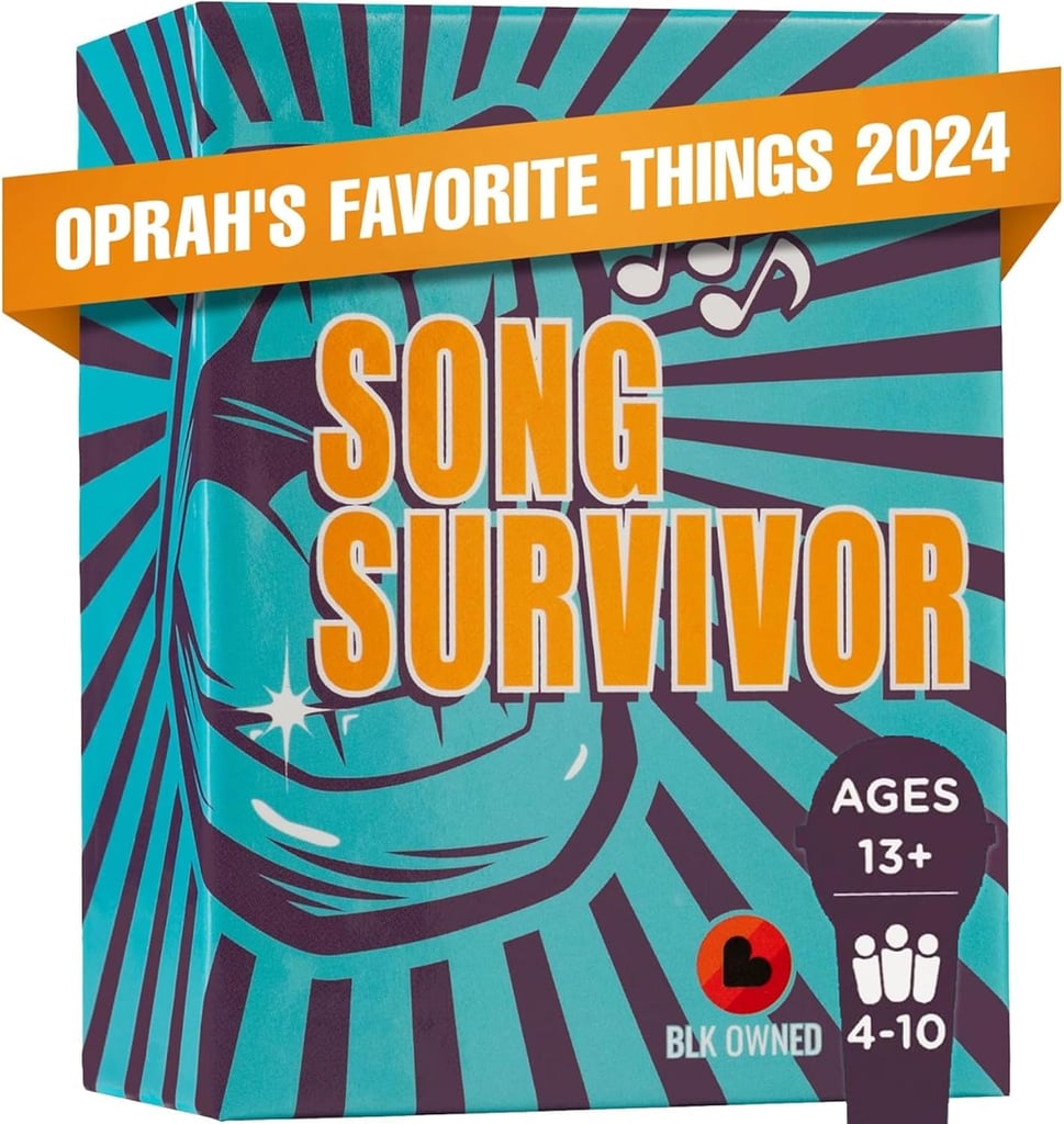 Doin' The Most - Song Survivor ($20)
Between luxury villa stays and red carpet glam, there has to be some downtime. Enter: the Oprah-approved game that's equal parts brainy and entertaining. It's the kind of hobby that feels impressive without being complicated, and yes, it'll probably spark a little friendly competition. If it's good enough for an Oscars gift bag, it's good enough for game night.