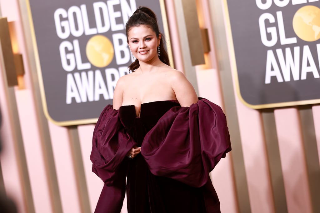 Selena Gomez's Valentino Dress at the 2023 Golden Globes
