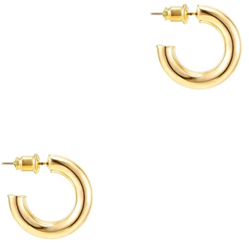 Pavoi Chunky Hoop Earrings