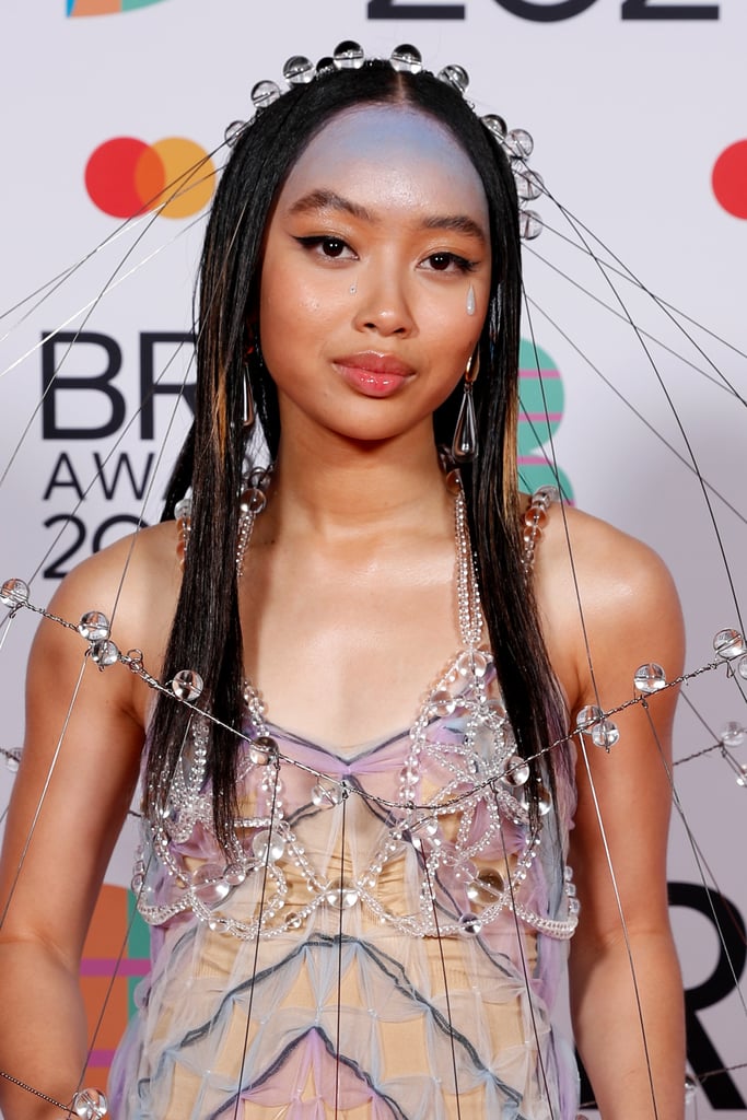 Griff's Dreamy Pastel Makeup at the 2021 BRIT Awards