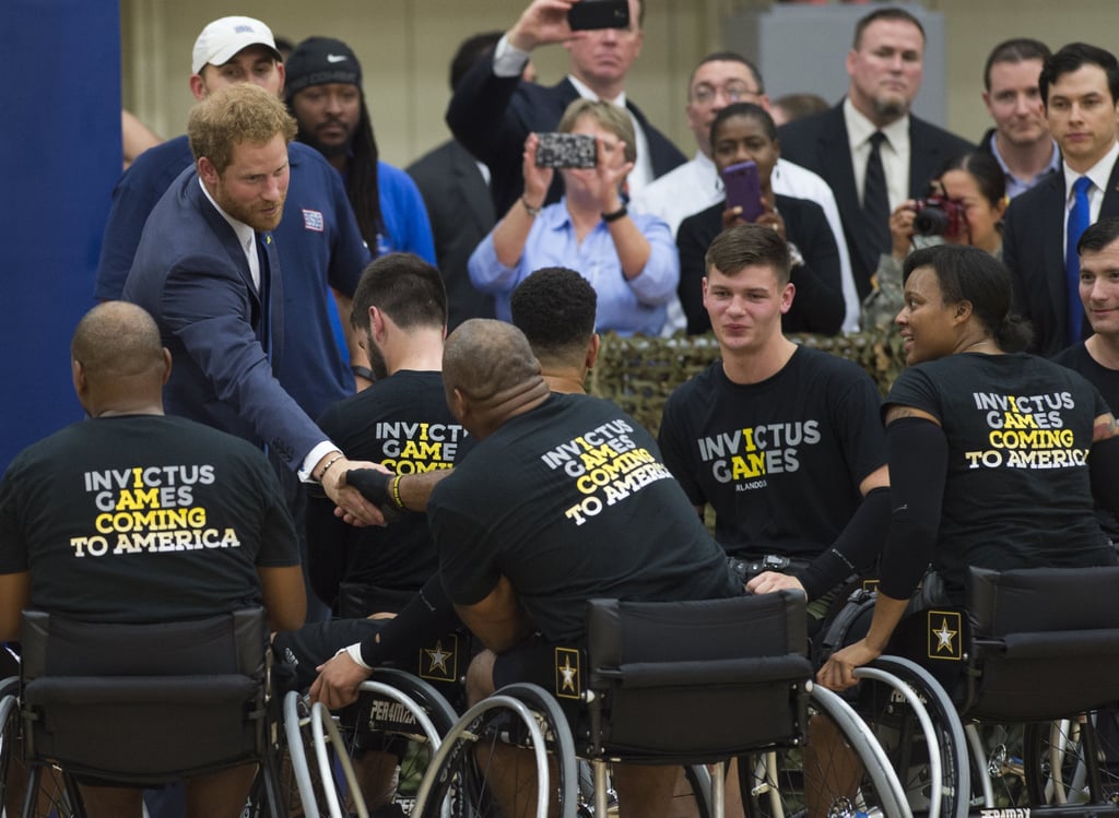 Prince Harry and Michelle Obama at Invictus Games Event 2015