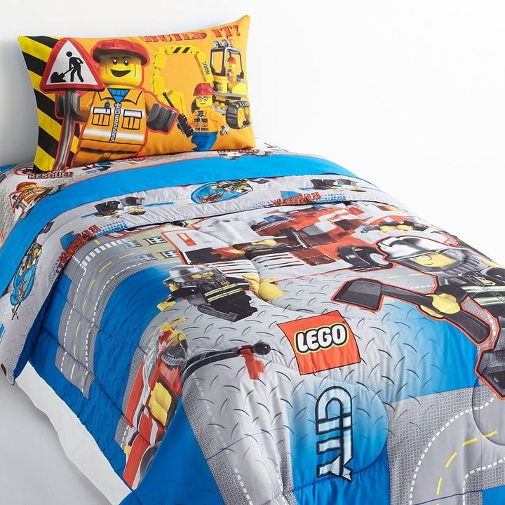 Lego City Reversible Bed Set