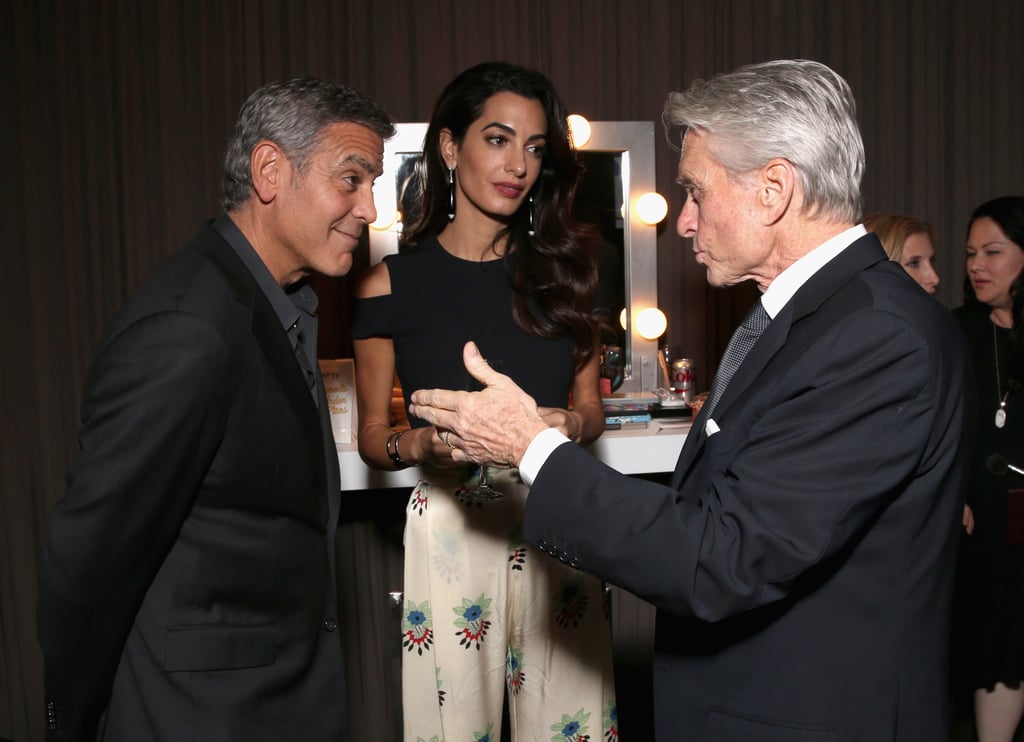 George and Amal Clooney at Hollywood's Night Under the Stars