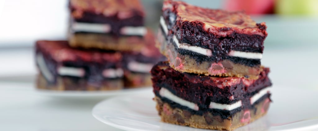 Red Velvet Slutty Brownies