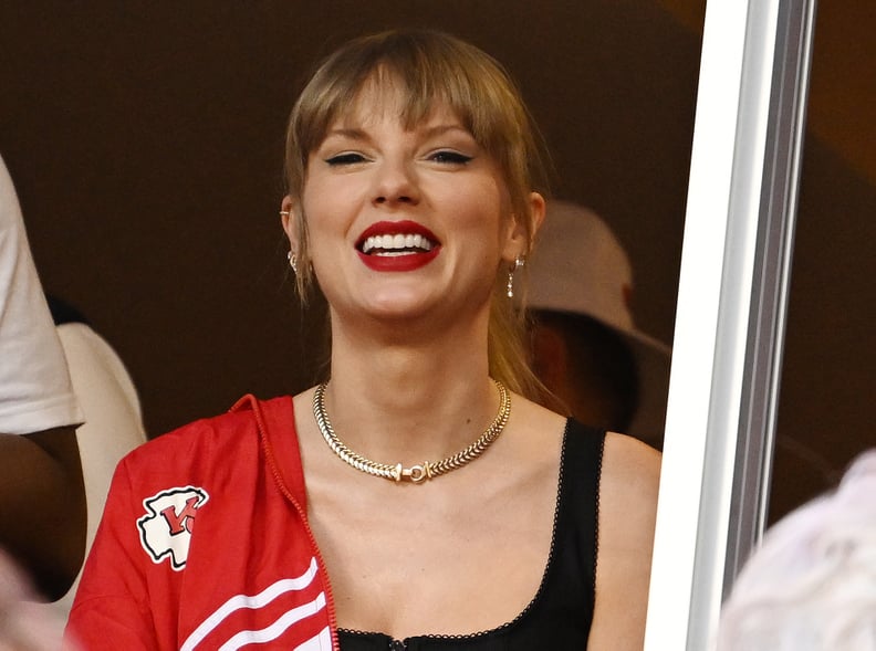 Travis Kelce Leaves Game With Taylor Swift in '1989' Outfit