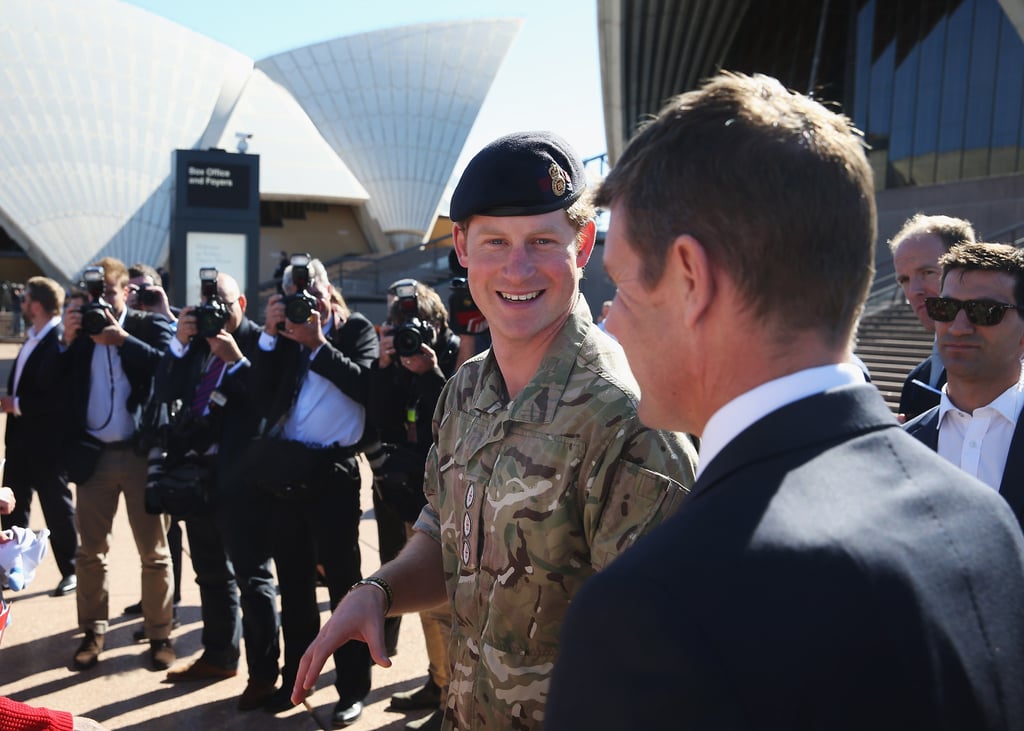 Prince Harry Gets a Kiss on the Lips From Australian Fan