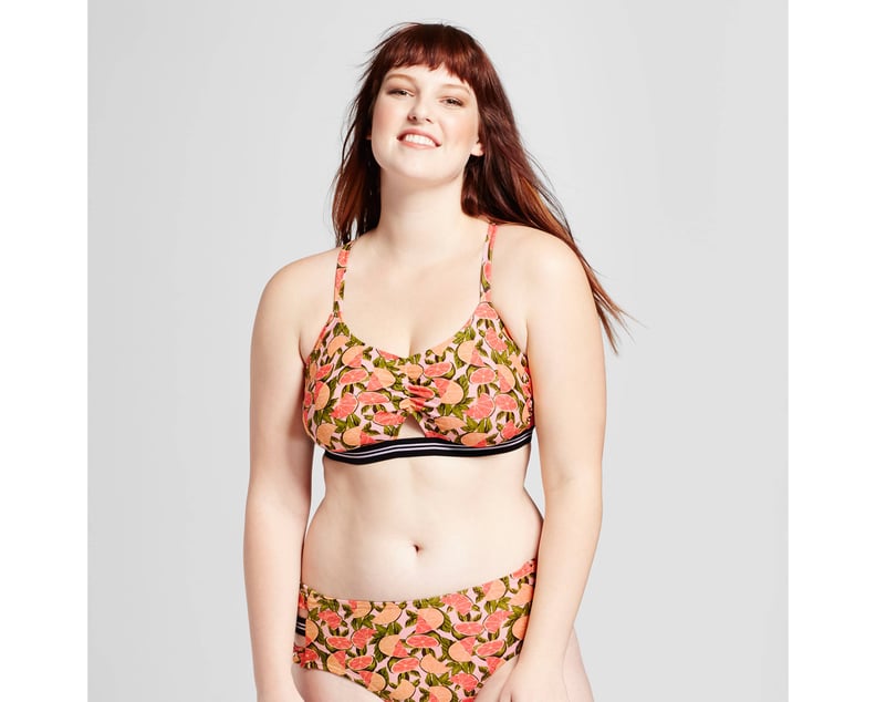 Xhilaration Women's Plus Size Printed Bralette Bikini