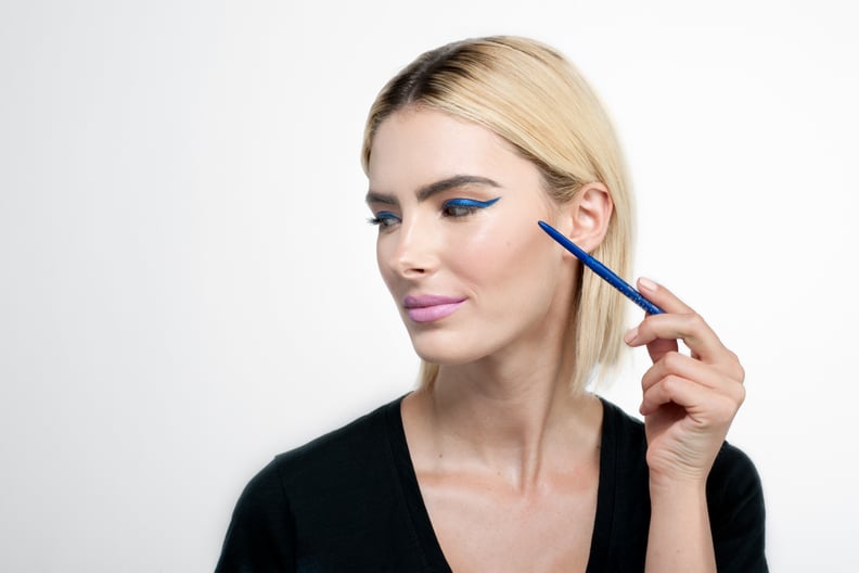 March 31, Day 19: Go bold with blue eyeliner