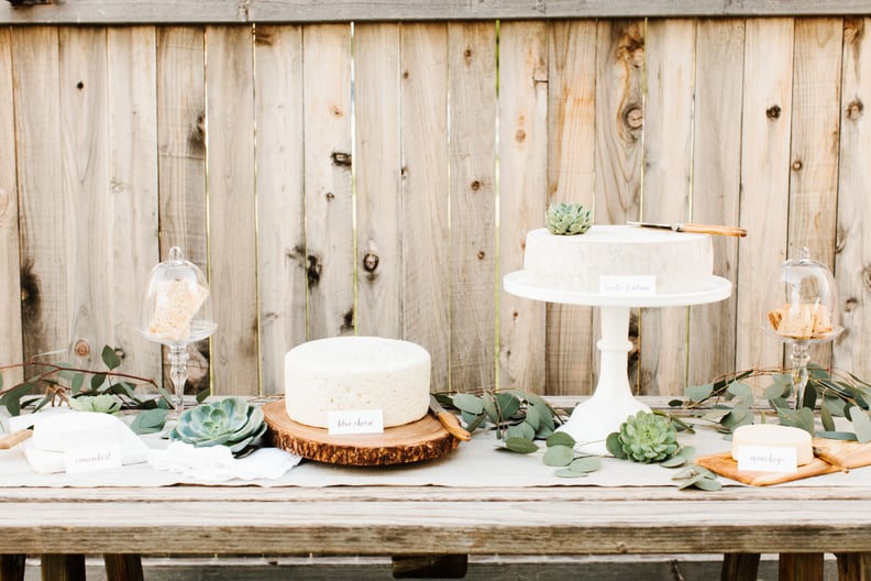 Deconstructed Cheese Wedding "Cake"