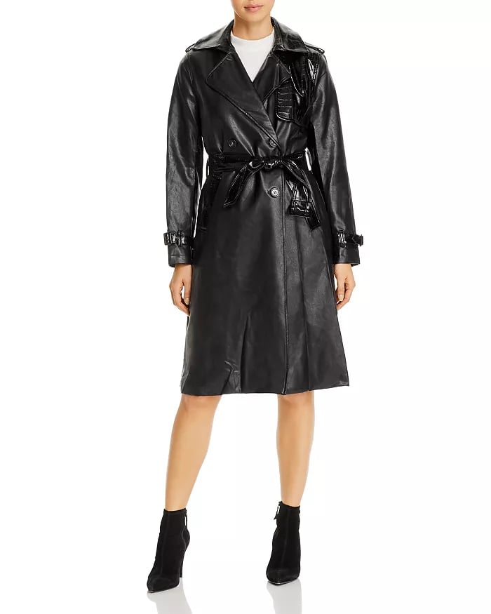 Apparis Priya Vegan-Leather Trench Coat