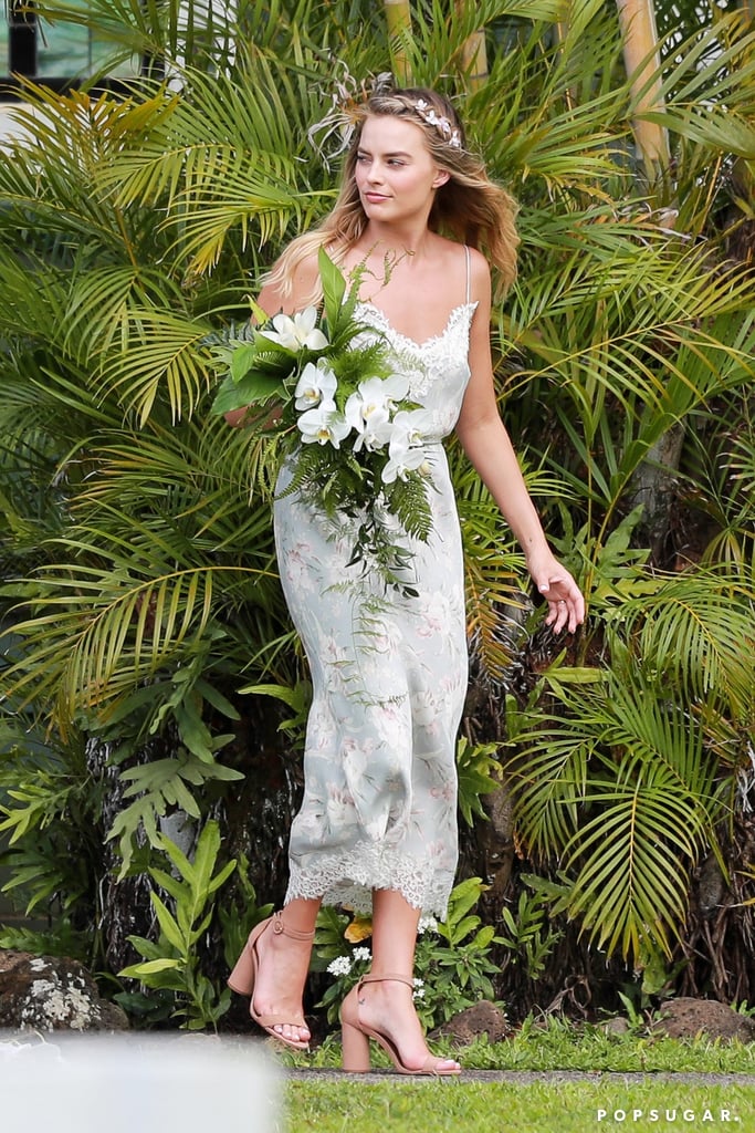 Margot Robbie Being Bridesmaid at Friend's Wedding May 2017