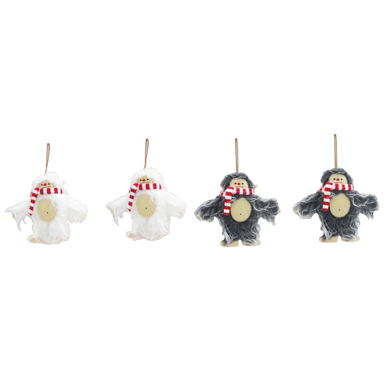 Toymaker Yeti Christmas Ornament Set