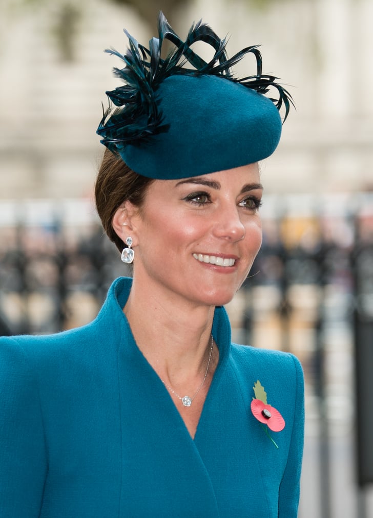 Kate Middleton Teal Coat Anzac Day April 2019 | POPSUGAR ...