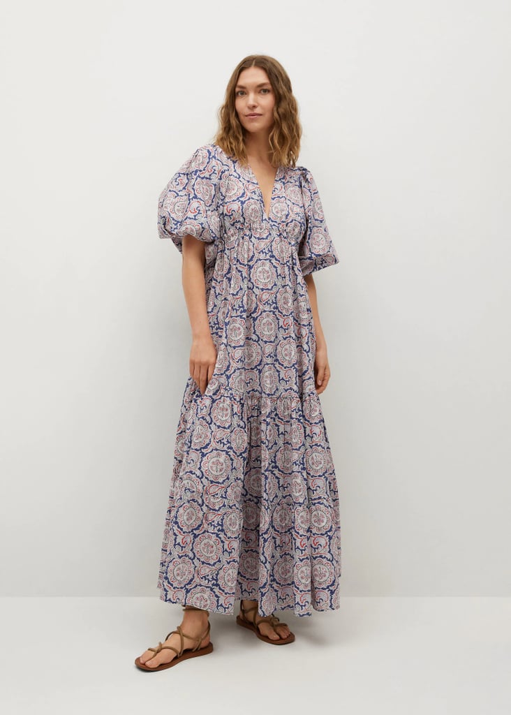 Mango x Chufy Printed Maxi Dress