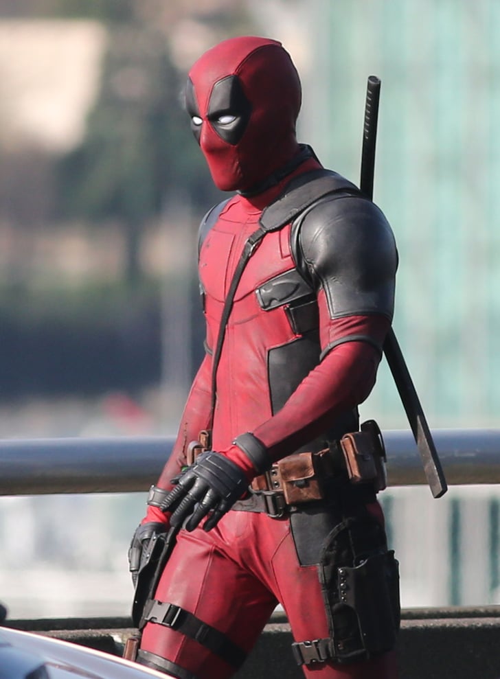 Just struttin'. | Deadpool Set Pictures With Ryan Reynolds ...