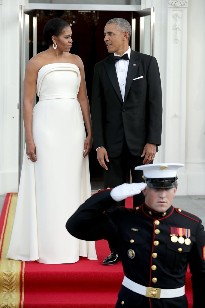Barack and Michelle Obama at the State Dinner August 2016