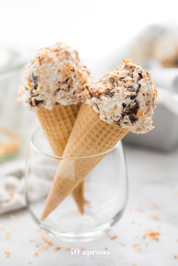 Samoas Cookies Ice Cream