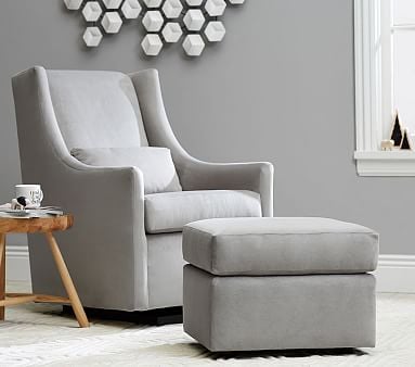 Graham Glider and Ottoman