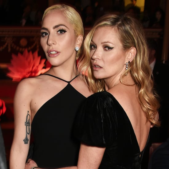 Lady Gaga and Kate Moss at the British Fashion Awards 2016