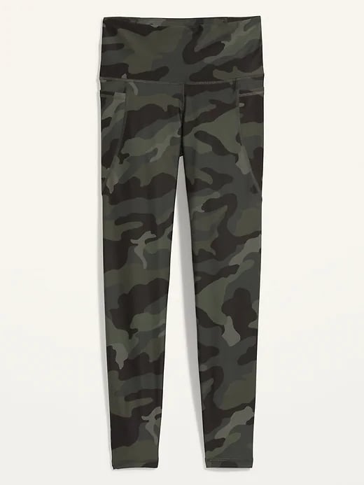 LULULEMON MILITARY GREEN CAMO LEGGINGS Size 2