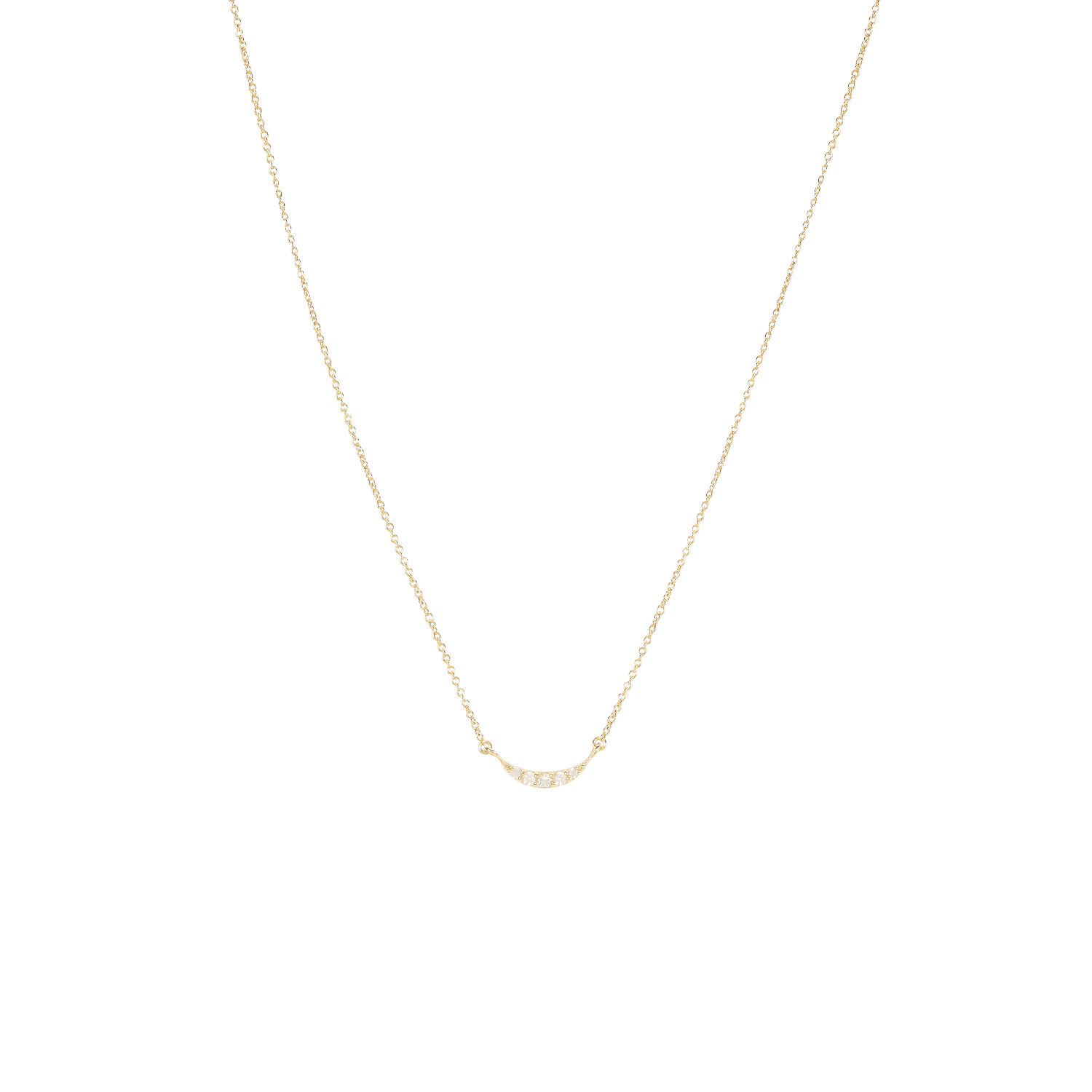 Mejuri 2025 crescent necklace