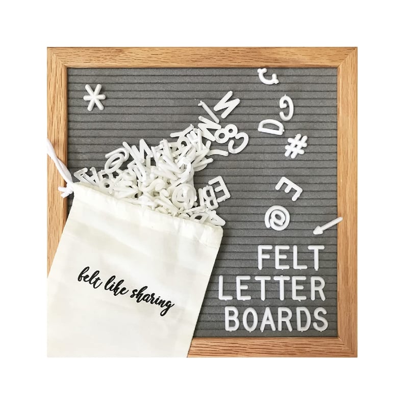 Best Decor Gift For Teens: Felt Letter Board