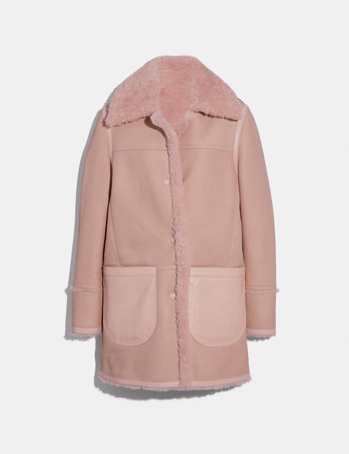 Coach Reversible Shearling Coat