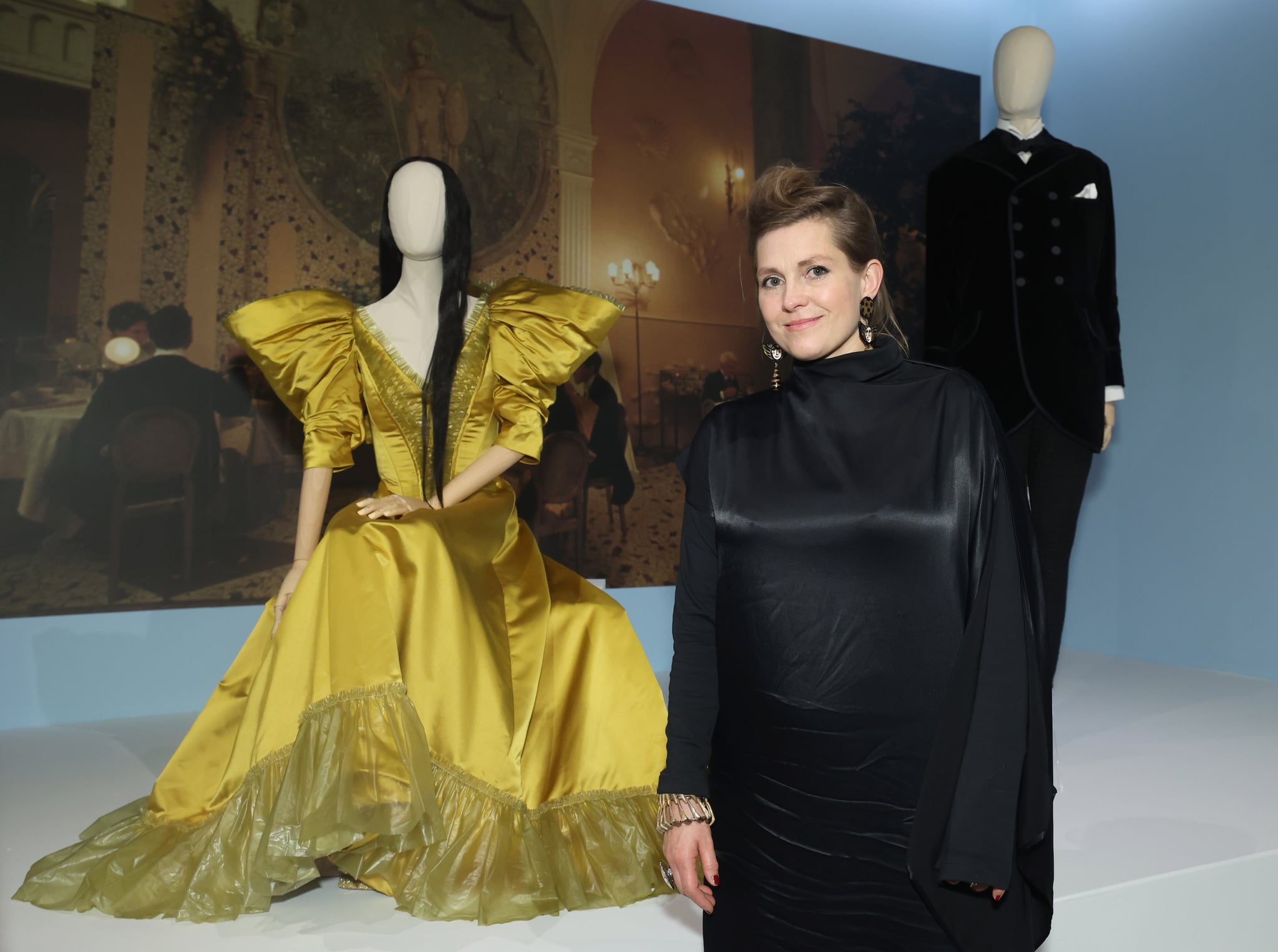 Guests attend a 'POOR THINGS' Costume Exhibit at FIDM hosted by Searchlight Pictures in Los Angeles on Nov 30, 2023