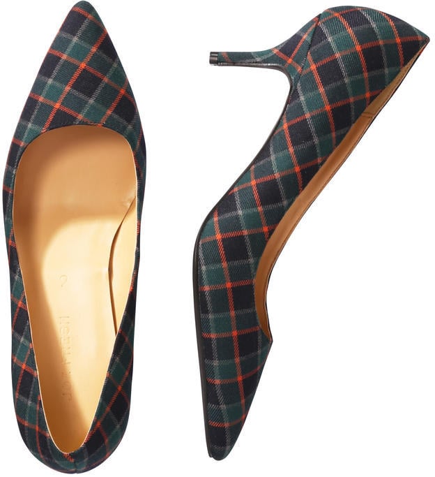 Joe Fresh Plaid Pumps ($10)