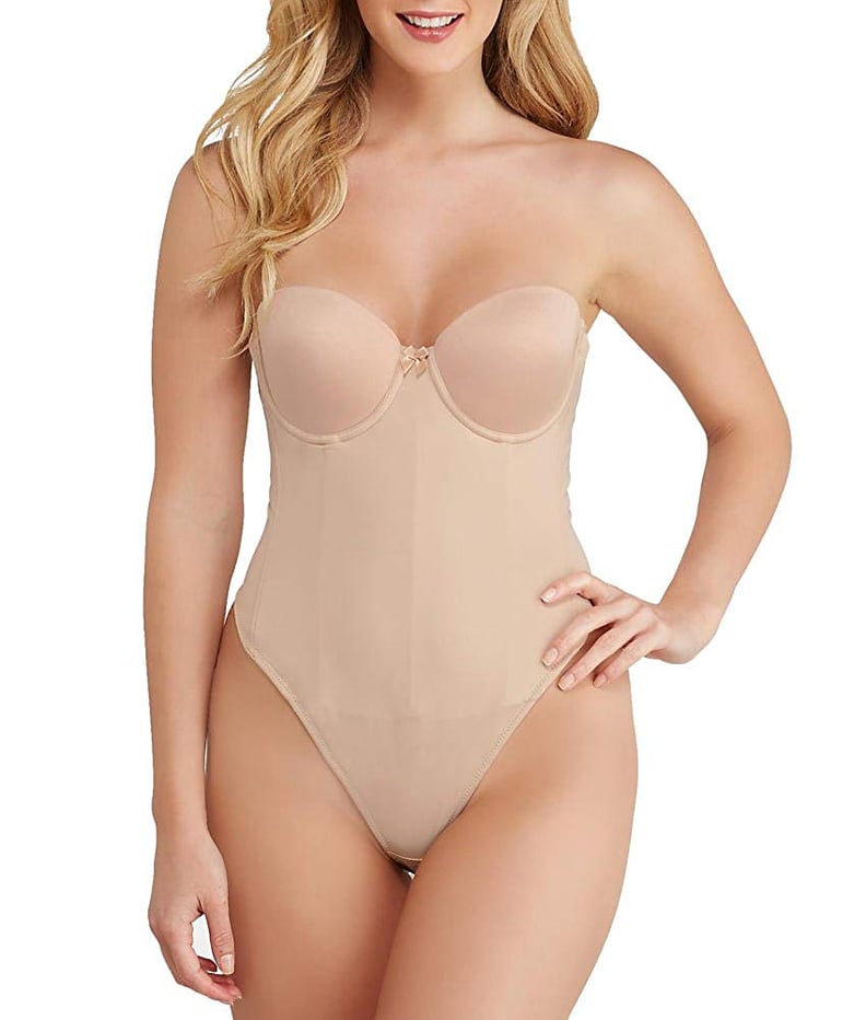 Va Bien Strapless Low Back Bodysuit