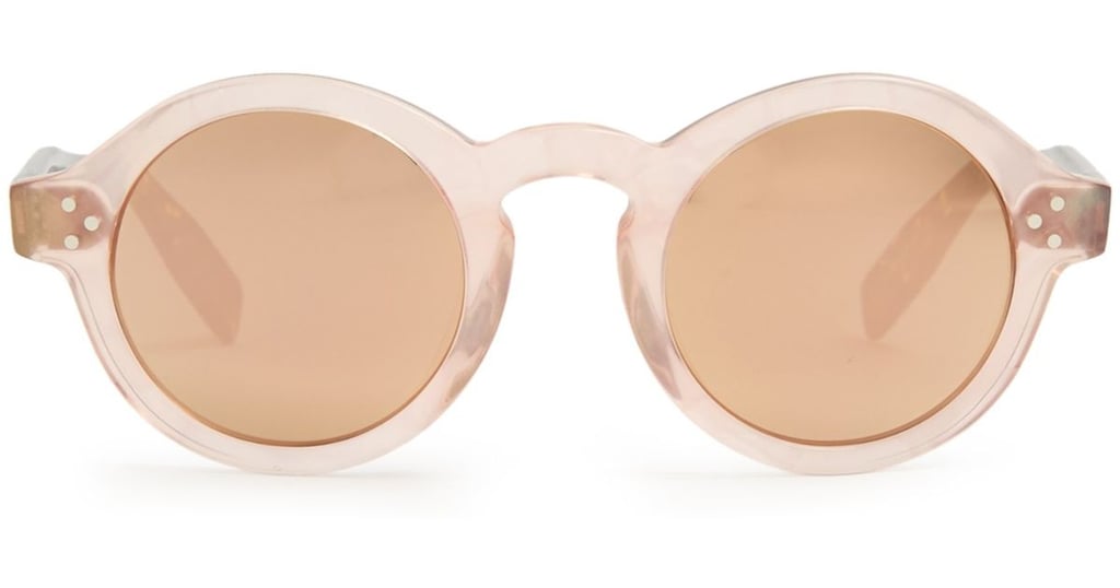 These Zanzan Mizaru Acetate Sunglasses ($147, orignally $210) are offbeat but ladylike. We dig it.