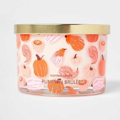 Opalhouse 3-Wick Pumpkin Brulee Candle